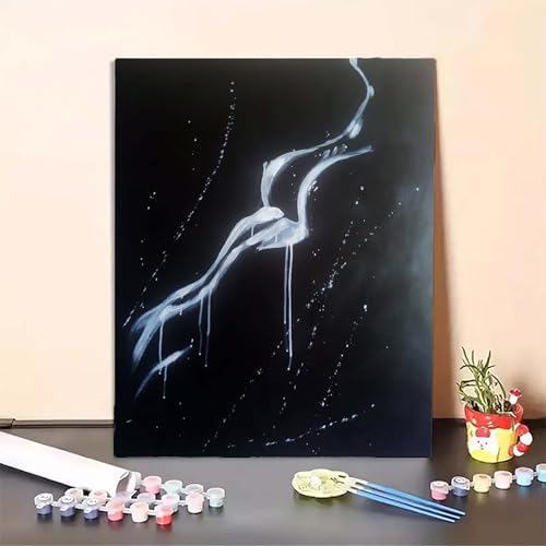 Frau Malen Nach Zahlen Schwarz Malen Nach Zahlen Erwachsene Set Mit Pinseln und Pigment Bastelset Erwachsene DIY Handgemalt Ölgemälde für Deko Schlafzimmer, Geschenke für Frauen 40x50cm PJY3 S-1 Frau Malen Nach Zahlen Schwarz Malen Nach Zahlen Erwachsene Set Mit Pinseln und Pigment Bastelset Erwachsene DIY Handgemalt Ölgemälde für Deko Schlafzimmer, Geschenke für Frauen 40x50cm PJY3 S-1 von MEOSUEWI