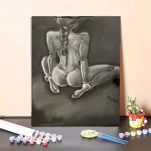 Frau Malen Nach Zahlen Schwarz Malen Nach Zahlen Erwachsene Set Mit Pinseln und Pigment Bastelset Erwachsene DIY Handgemalt Ölgemälde für Deko Schlafzimmer, Geschenke für Frauen 60x80cm PJY5 R-8 Frau Malen Nach Zahlen Schwarz Malen Nach Zahlen Erwachsene Set Mit Pinseln und Pigment Bastelset Erwachsene DIY Handgemalt Ölgemälde für Deko Schlafzimmer, Geschenke für Frauen 60x80cm PJY5 R-8 von MEOSUEWI