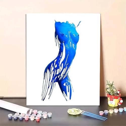 KöRperkunst Malen Nach Zahlen Blau Malen Nach Zahlen Erwachsene Set Mit Pinseln und Pigment Bastelset Erwachsene DIY Handgemalt Ölgemälde für Deko Schlafzimmer, Geschenke für Frauen 60x80cm PJY5 8-B KöRperkunst Malen Nach Zahlen Blau Malen Nach Zahlen Erwachsene Set Mit Pinseln und Pigment Bastelset Erwachsene DIY Handgemalt Ölgemälde für Deko Schlafzimmer, Geschenke für Frauen 60x80cm PJY5 8-B von MEOSUEWI