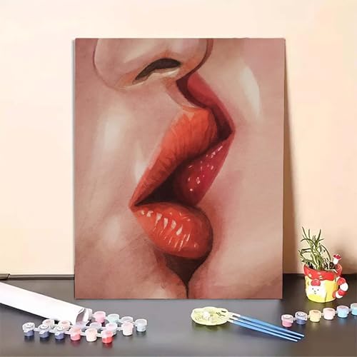 Lippen Malen Nach Zahlen Rot Malen Nach Zahlen Erwachsene Set Mit Pinseln und Pigment Bastelset Erwachsene DIY Handgemalt Ölgemälde für Deko Schlafzimmer, Geschenke für Frauen 50 x 70 cm PJY4 0-0 Lippen Malen Nach Zahlen Rot Malen Nach Zahlen Erwachsene Set Mit Pinseln und Pigment Bastelset Erwachsene DIY Handgemalt Ölgemälde für Deko Schlafzimmer, Geschenke für Frauen 50 x 70 cm PJY4 0-0 von MEOSUEWI
