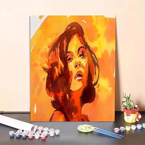 MEOSUEWI Malen Nach Zahlen Erwachsene Frau, Gelb Paint by Numbers DIY Set Mit Pinseln und Pigment Hobby Erwachsene Kreativ für Wohnzimmer, Zimmer Deko Asthetik, Geschenke für Frauen 80x110CM PJY8 2-Q MEOSUEWI Malen Nach Zahlen Erwachsene Frau, Gelb Paint by Numbers DIY Set Mit Pinseln und Pigment Hobby Erwachsene Kreativ für Wohnzimmer, Zimmer Deko Asthetik, Geschenke für Frauen 80x110CM PJY8 2-Q von MEOSUEWI