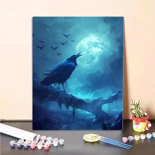 MEOSUEWI Malen Nach Zahlen Erwachsene Vogel, Tier Paint by Numbers DIY Set Mit Pinseln und Pigment Hobby Erwachsene Kreativ für Wohnzimmer, Zimmer Deko Asthetik, Geschenke für Frauen 30x40cm PJY2 1-J MEOSUEWI Malen Nach Zahlen Erwachsene Vogel, Tier Paint by Numbers DIY Set Mit Pinseln und Pigment Hobby Erwachsene Kreativ für Wohnzimmer, Zimmer Deko Asthetik, Geschenke für Frauen 30x40cm PJY2 1-J von MEOSUEWI