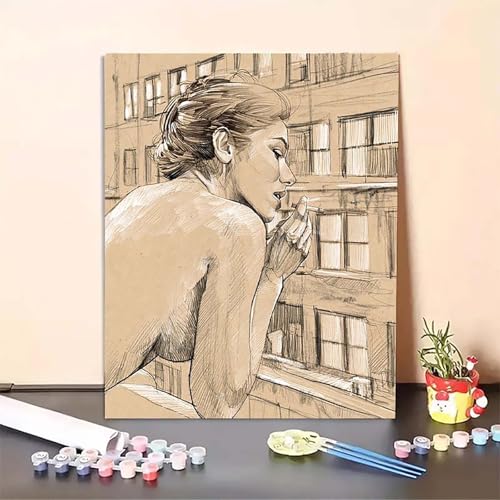 Malen Nach Zahlen Erwachsene Frau, Gelb Paint by Numbers DIY Set Mit Pinseln und Pigment Hobby Erwachsene Kreativ für Wohnzimmer, Zimmer Deko Asthetik, Geschenke für Frauen 80 x 100 cm PJY7 F-6 Malen Nach Zahlen Erwachsene Frau, Gelb Paint by Numbers DIY Set Mit Pinseln und Pigment Hobby Erwachsene Kreativ für Wohnzimmer, Zimmer Deko Asthetik, Geschenke für Frauen 80 x 100 cm PJY7 F-6 von MEOSUEWI
