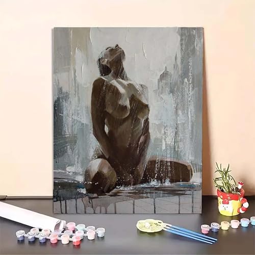 Malen Nach Zahlen Erwachsene Frau, KöRper Paint by Numbers DIY Set Mit Pinseln und Pigment Hobby Erwachsene Kreativ für Wohnzimmer, Zimmer Deko Asthetik, Geschenke für Frauen 30x40CM PJY2 1-Y Malen Nach Zahlen Erwachsene Frau, KöRper Paint by Numbers DIY Set Mit Pinseln und Pigment Hobby Erwachsene Kreativ für Wohnzimmer, Zimmer Deko Asthetik, Geschenke für Frauen 30x40CM PJY2 1-Y von MEOSUEWI