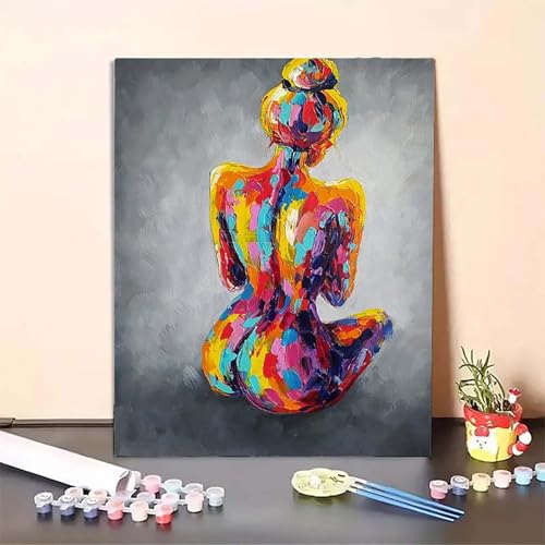 Malen Nach Zahlen Erwachsene KöRperkunst, Farbe Paint by Numbers DIY Set Mit Pinseln und Pigment Hobby Erwachsene Kreativ für Wohnzimmer, Zimmer Deko Asthetik, Geschenke für Frauen 70x95cm PJY6 B-9 Malen Nach Zahlen Erwachsene KöRperkunst, Farbe Paint by Numbers DIY Set Mit Pinseln und Pigment Hobby Erwachsene Kreativ für Wohnzimmer, Zimmer Deko Asthetik, Geschenke für Frauen 70x95cm PJY6 B-9 von MEOSUEWI