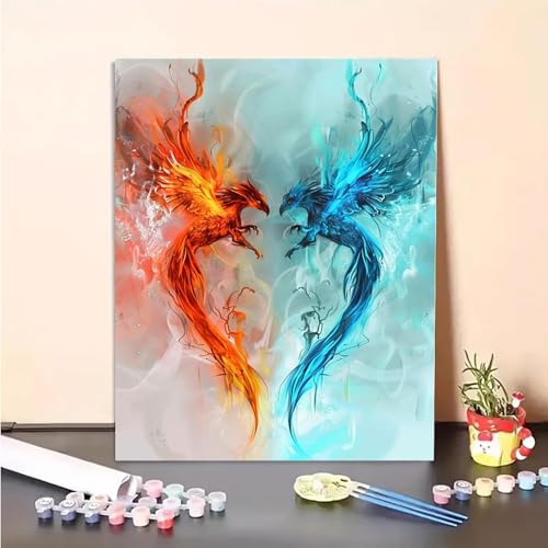 Malen Nach Zahlen Erwachsene Tier, Abstrakt Paint by Numbers DIY Set Mit Pinseln und Pigment Hobby Erwachsene Kreativ für Wohnzimmer, Zimmer Deko Asthetik, Geschenke für Frauen 40 x 50 cm PJY3 H-X Malen Nach Zahlen Erwachsene Tier, Abstrakt Paint by Numbers DIY Set Mit Pinseln und Pigment Hobby Erwachsene Kreativ für Wohnzimmer, Zimmer Deko Asthetik, Geschenke für Frauen 40 x 50 cm PJY3 H-X von MEOSUEWI