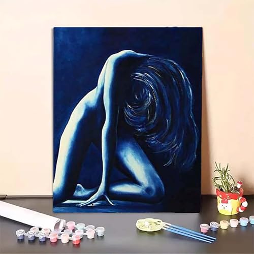 Menschlicher KöRper Malen Nach Zahlen Blau Malen Nach Zahlen Erwachsene Set Mit Pinseln und Pigment Bastelset Erwachsene DIY Handgemalt Ölgemälde für Deko Schlafzimmer, Geschenke 80x100cm PJY7 4-3 Menschlicher KöRper Malen Nach Zahlen Blau Malen Nach Zahlen Erwachsene Set Mit Pinseln und Pigment Bastelset Erwachsene DIY Handgemalt Ölgemälde für Deko Schlafzimmer, Geschenke 80x100cm PJY7 4-3 von MEOSUEWI