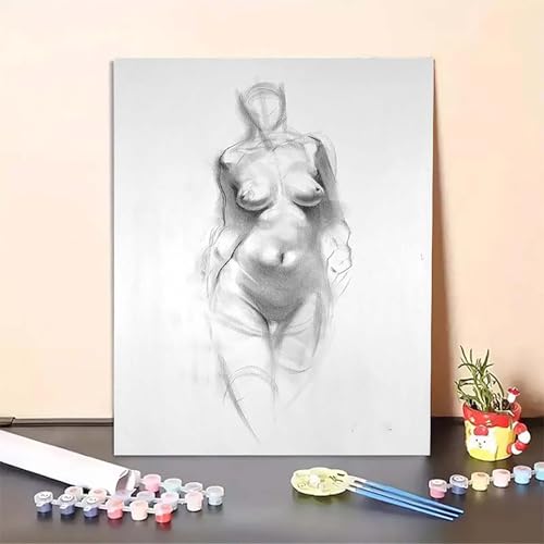 Skizzieren Malen Nach Zahlen Menschlicher KöRper Malen Nach Zahlen Erwachsene Set Mit Pinseln und Pigment Bastelset Erwachsene Handgemalt Ölgemälde für Deko Schlafzimmer, Geschenke 80x100CM PJY7 3-8 Skizzieren Malen Nach Zahlen Menschlicher KöRper Malen Nach Zahlen Erwachsene Set Mit Pinseln und Pigment Bastelset Erwachsene Handgemalt Ölgemälde für Deko Schlafzimmer, Geschenke 80x100CM PJY7 3-8 von MEOSUEWI