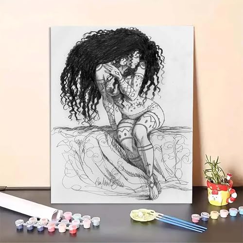 Skizzieren Malen Nach Zahlen Schwarz Malen Nach Zahlen Erwachsene Set Mit Pinseln und Pigment Bastelset Erwachsene DIY Handgemalt Ölgemälde für Deko Schlafzimmer, Geschenke 80 x 110 cm PJY8 K-S Skizzieren Malen Nach Zahlen Schwarz Malen Nach Zahlen Erwachsene Set Mit Pinseln und Pigment Bastelset Erwachsene DIY Handgemalt Ölgemälde für Deko Schlafzimmer, Geschenke 80 x 110 cm PJY8 K-S von MEOSUEWI