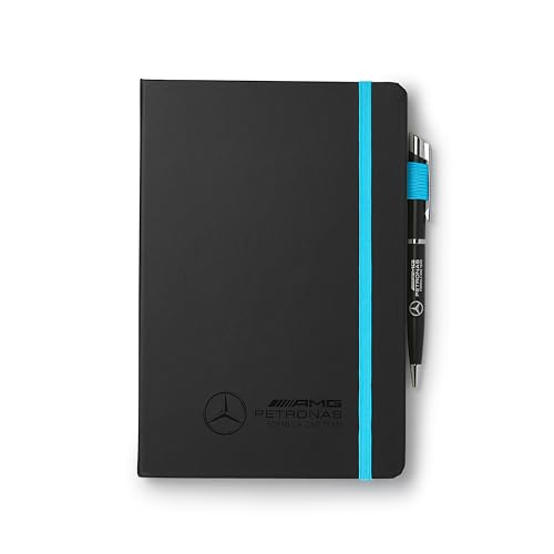 MERCEDES AMG PETRONAS F1 A5 A5 Notizbuch & Stift - Schwarz - Einheitsgröße von MERCEDES AMG PETRONAS