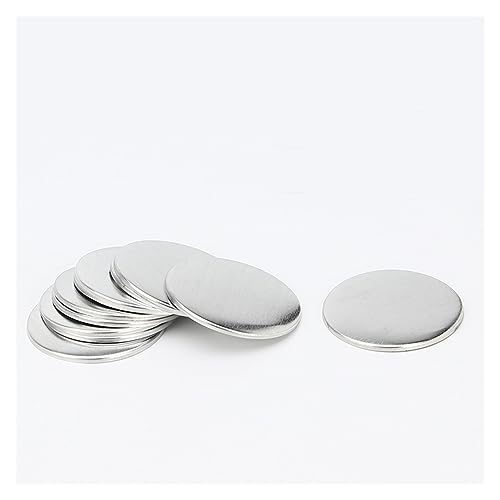 Knopfmacher, 35/55mm 50/100SetsBlank Schlechte Pin Button Maker Teile Metall DIY Taste Material Liefert Reflektierende zurück for Button Maker Maschine Runde(55mm,100 Sets) von MERHOVO