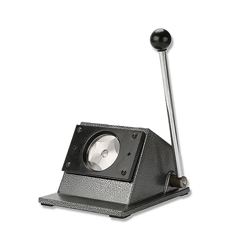Knopfmacher, Knopf-Abzeichen-Herstellung Kreisschneider DIY Papierschneiden Button Maker Abzeichen Locher Presse Kreisformschneider Maschinenschneider-Werkzeuge(58mm) von MERHOVO