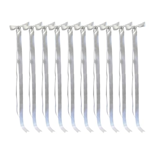 MERIGLARE 10Pcs Satin Hochzeit Stuhl Bögen mit Krawatten für Zeremonie Weihnachten Hochzeit von MERIGLARE