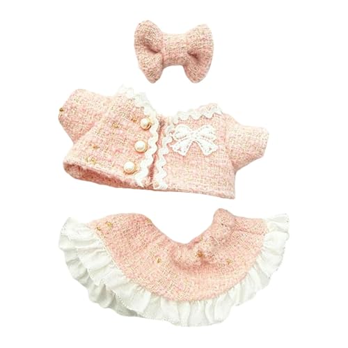 MERIGLARE 17cm Modepuppe Kleidung Set Puppen Zubehör Gefülltes Plüschtier, Rosa MERIGLARE 17cm Modepuppe Kleidung Set Puppen Zubehör Gefülltes Plüschtier, Rosa von MERIGLARE