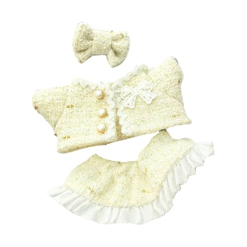 MERIGLARE 17cm Modepuppe Kleidung Set Puppen Zubehör Gefülltes Plüschtier, Weiß MERIGLARE 17cm Modepuppe Kleidung Set Puppen Zubehör Gefülltes Plüschtier, Weiß von MERIGLARE