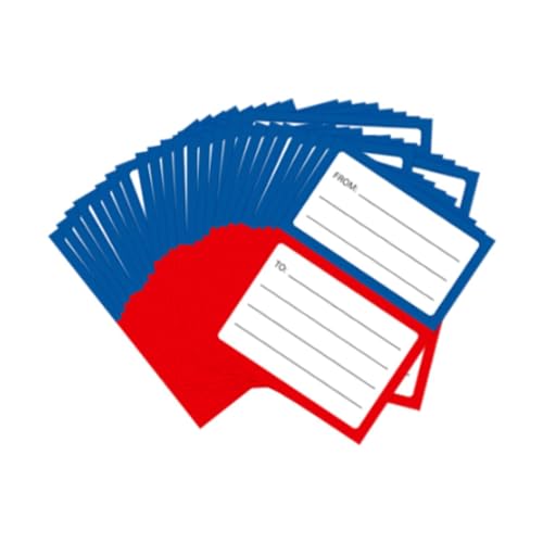 MERIGLARE 200 Blatt Mail-Etiketten zum Abziehen von Aufklebern zum Abziehen von Adressanhängern für Umschläge Versandkartons, Blau Und Rot MERIGLARE 200 Blatt Mail-Etiketten zum Abziehen von Aufklebern zum Abziehen von Adressanhängern für Umschläge Versandkartons, Blau Und Rot von MERIGLARE