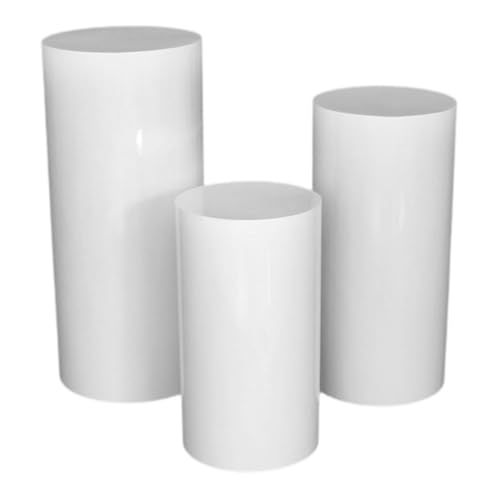 MERIGLARE 3Pcs Zylinder Sockel Säulen Sockel Kuchen Stehen Dessert Sockel für Thanksgiving von MERIGLARE