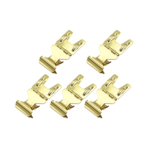 MERIGLARE 5 Stück Schilderclips Kleiderständer Schilder Clip auf Tag Halter Ständer Preisschild Clips für Einzelhandelsgeschäfte, Gold MERIGLARE 5 Stück Schilderclips Kleiderständer Schilder Clip auf Tag Halter Ständer Preisschild Clips für Einzelhandelsgeschäfte, Gold von MERIGLARE