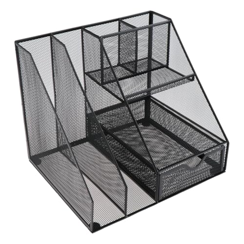 MERIGLARE Aktenhalter für Den Schreibtisch, Vertikales Ablagesystem Aus Metall, Schublade rechts MERIGLARE Aktenhalter für Den Schreibtisch, Vertikales Ablagesystem Aus Metall, Schublade rechts von MERIGLARE