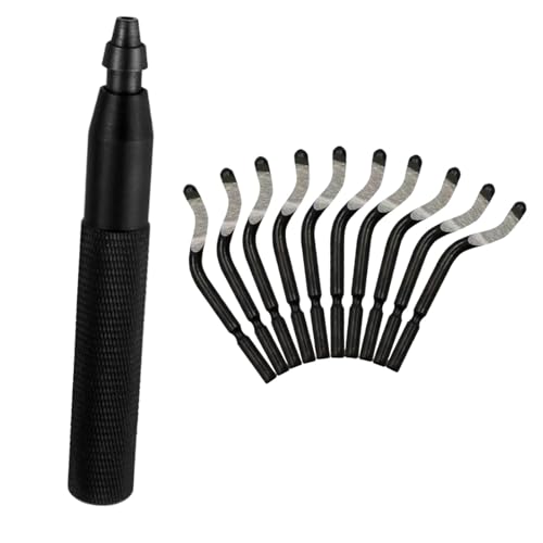 MERIGLARE Entgraten Werkzeug Schaber Präzision Hand Reibahle Entgraten Klingen Kit MERIGLARE Entgraten Werkzeug Schaber Präzision Hand Reibahle Entgraten Klingen Kit von MERIGLARE