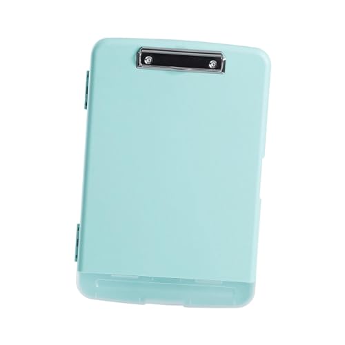 MERIGLARE Flaches Klemmbrett mit Aufbewahrung, Stillklemmbrett, Klemmbrett Organizer Im A4 Format, Hellblau MERIGLARE Flaches Klemmbrett mit Aufbewahrung, Stillklemmbrett, Klemmbrett Organizer Im A4 Format, Hellblau von MERIGLARE