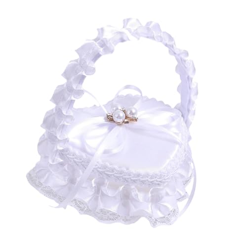 MERIGLARE Hochzeitsringträger in Herzform, Geschenkbox für Ringe, Tragbare Halterung, Stil A MERIGLARE Hochzeitsringträger in Herzform, Geschenkbox für Ringe, Tragbare Halterung, Stil A von MERIGLARE