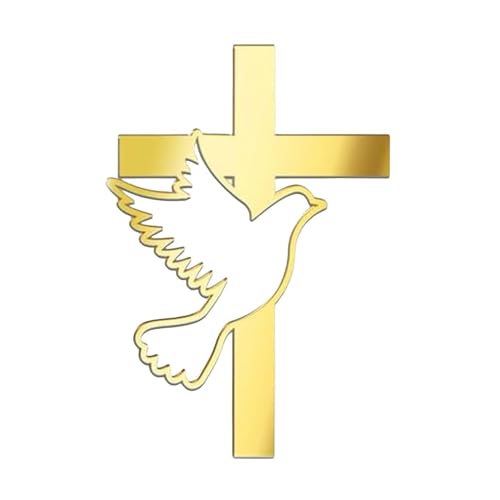 MERIGLARE Kuchenaufsatz Taubenkreuz Aus Acryl für Hochzeiten Und Feiern, Stil B MERIGLARE Kuchenaufsatz Taubenkreuz Aus Acryl für Hochzeiten Und Feiern, Stil B von MERIGLARE
