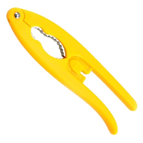 MERIGLARE Nussknacker Walnussknacker Als Nussöffner Und Küchenwerkzeug Der Dank Speziellem Design Spritzen von Schalen Verhindert für Alle Nussliebhaber, Gelb MERIGLARE Nussknacker Walnussknacker Als Nussöffner Und Küchenwerkzeug Der Dank Speziellem Design Spritzen von Schalen Verhindert für Alle Nussliebhaber, Gelb von MERIGLARE
