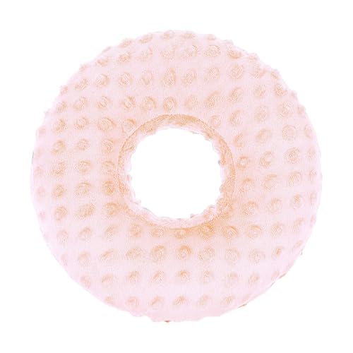 MERIGLARE Ohrlochkissen Seitenschläferkissen Ohrenschutzkissen Reisekissen Maschinenwaschbar Und Pflegeleicht Aus Samtstoff für Reisen Und Eine Erholsame Nacht, Rosa von MERIGLARE