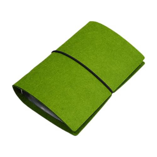 MERIGLARE Organizer Planer Einlage, 10er Set mit Bindeseil für Loseblattpapier mit 6 Ringen, Grün von MERIGLARE