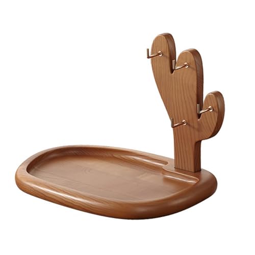 MERIGLARE Schlüsselhalter für Den Eingangstisch, Schlüsselbrett Aus Holz, Elegantes Schmuck Organizer Ständer Aufbewahrungstablett für Home Office Kommode Badez, Style B MERIGLARE Schlüsselhalter für Den Eingangstisch, Schlüsselbrett Aus Holz, Elegantes Schmuck Organizer Ständer Aufbewahrungstablett für Home Office Kommode Badez, Style B von MERIGLARE