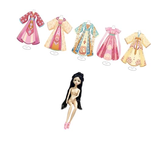 MERIGLARE Set für Antike Chinesische Kleidung, DIY Kostümherstellung, Kinderhandwerk, 5 Schaufensterpuppen 1 Puppe MERIGLARE Set für Antike Chinesische Kleidung, DIY Kostümherstellung, Kinderhandwerk, 5 Schaufensterpuppen 1 Puppe von MERIGLARE