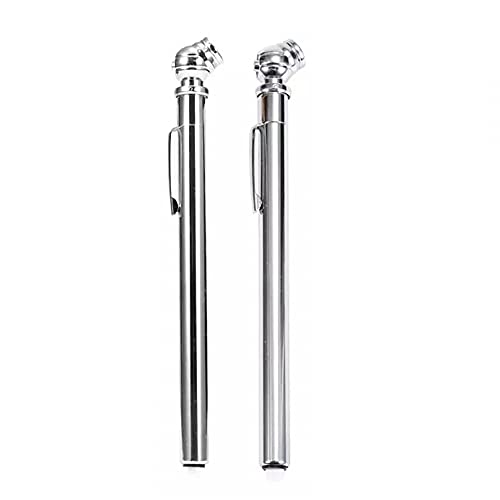 Reifendruckmesser, 2 Stück Edelstahl Reifen-Luftdruckprüfer, 5-50 PSI Reifen Luft Druck Messer Werkzeug für Auto LKW Fahrrad Reifendruckmesser, 2 Stück Edelstahl Reifen-Luftdruckprüfer, 5-50 PSI Reifen Luft Druck Messer Werkzeug für Auto LKW Fahrrad von MEROURII