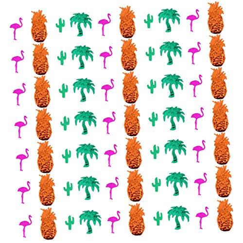 MERRYHAPY 1 Packung hawaiianisches Konfetti Tischdekoration spaß Ananas-Dekor Geburtstag Konfetti Ornament Festival Konfetti Pailletten Konfetti Kaktus Dekorationen Requisiten schmücken PVC von MERRYHAPY