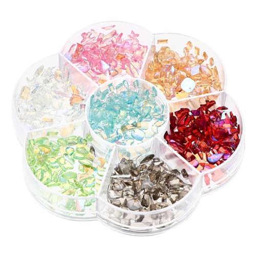 MERRYHAPY Nagelkunst-kristalle 500 Verschiedene Farben Nageldekorationen Zarte Maniküre-accessoires Für Frauen Und Mädchen MERRYHAPY Nagelkunst-kristalle 500 Verschiedene Farben Nageldekorationen Zarte Maniküre-accessoires Für Frauen Und Mädchen von MERRYHAPY