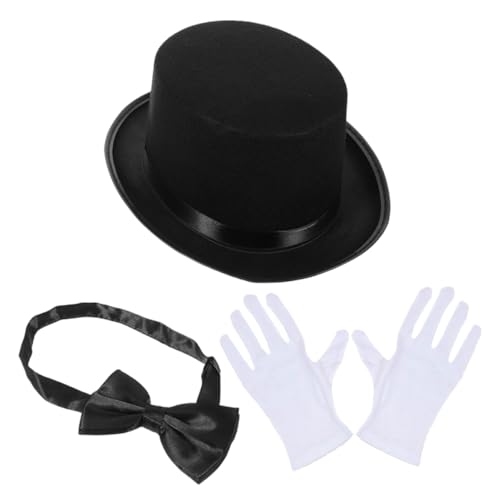 MERRYHAPY Detektivhut-set Für Herren Handschuhe Fliege Zylinder Kostüm Für Cosplay Partyzubehör MERRYHAPY Detektivhut-set Für Herren Handschuhe Fliege Zylinder Kostüm Für Cosplay Partyzubehör von MERRYHAPY