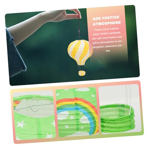MERRYHAPY 10 Stück Teiliges Bunter Papier hot air ballon lampions Wiederverwendbare Leichte Papier dekorationen mit Lebhaften Farben Geeignet für Hochzeit Geburtstag Festlichkeiten und MERRYHAPY 10 Stück Teiliges Bunter Papier hot air ballon lampions Wiederverwendbare Leichte Papier dekorationen mit Lebhaften Farben Geeignet für Hochzeit Geburtstag Festlichkeiten und von MERRYHAPY