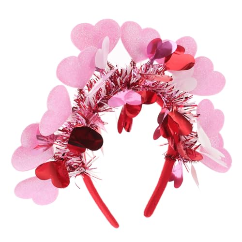 MERRYHAPY 10 Stück Teiliges Pinkes Herz-haarband mit Glitzer Festliches Stirnband für Valentinstag Hochzeit und Party Liebliches Cupid-design Perfektes Haarschmuck-accessoire für Damen MERRYHAPY 10 Stück Teiliges Pinkes Herz-haarband mit Glitzer Festliches Stirnband für Valentinstag Hochzeit und Party Liebliches Cupid-design Perfektes Haarschmuck-accessoire für Damen von MERRYHAPY