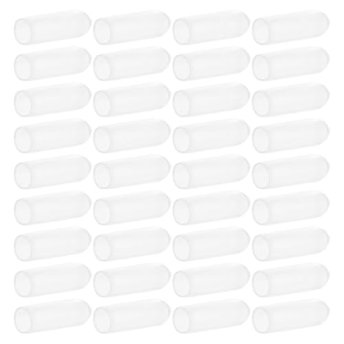 MERRYHAPY 100 Stück Haarband Endkappen Transparente Kunststoff Schutzkappen für Stirnband Abschluss Strapazierfähig Schonend für Haare DIY Haarband Ersatzteile und Zubehör von MERRYHAPY
