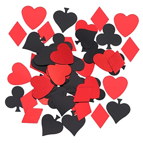 MERRYHAPY 1satz Kreative Poker-papierstreuung Für Hochzeiten Und Geburtstagsfeiern Bunte Tischdekoration Für Feste Und Einladungen Hochwertiges Plastikmaterial Vielseitig Einsetzbar von MERRYHAPY