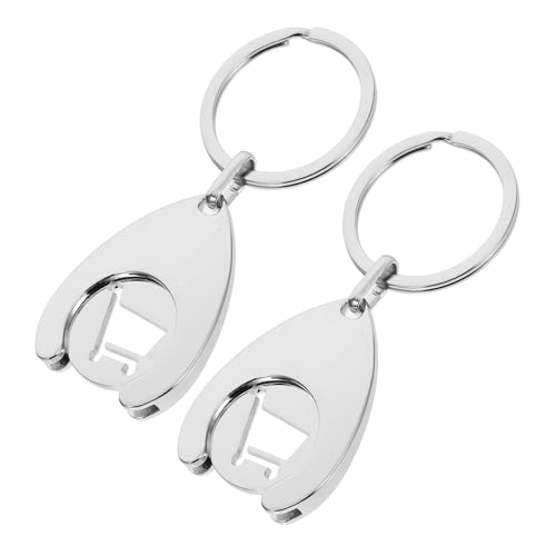 MERRYHAPY 2 Stück Einkaufswagen token aus Metall Leicht und Robust mit Praktischem Schlüsselring Tragbar für Mühelosen Einkaufswagen schlossöffnung Vielseitiges Trolley zubehör für MERRYHAPY 2 Stück Einkaufswagen token aus Metall Leicht und Robust mit Praktischem Schlüsselring Tragbar für Mühelosen Einkaufswagen schlossöffnung Vielseitiges Trolley zubehör für von MERRYHAPY