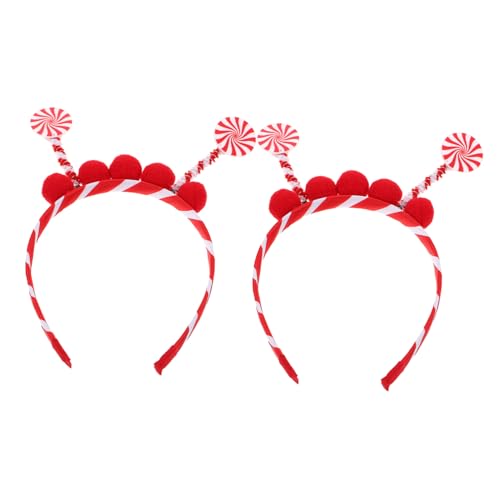 MERRYHAPY 2 Stück Teiliges Lollipop Haarreifen mit Candy Cane Pompom Festliche Halloween Weihnachts Haarbänder für Leichte Party Kopfschmuck Vielseitig für Kostüm und Feiertagsfeiern MERRYHAPY 2 Stück Teiliges Lollipop Haarreifen mit Candy Cane Pompom Festliche Halloween Weihnachts Haarbänder für Leichte Party Kopfschmuck Vielseitig für Kostüm und Feiertagsfeiern von MERRYHAPY