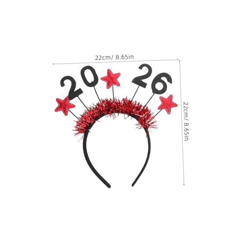 MERRYHAPY 2 Stück Teiliges Year Star Headband Festliche Glitzer Haarbänder für Frauen und Symbolische Zahlen für Silvesterparty Bequeme Party Accessoires für Neujahrsfeier MERRYHAPY 2 Stück Teiliges Year Star Headband Festliche Glitzer Haarbänder für Frauen und Symbolische Zahlen für Silvesterparty Bequeme Party Accessoires für Neujahrsfeier von MERRYHAPY