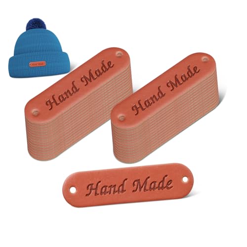 MERRYHAPY 30 Stück Handgefertigte Etiketten PU Druckprägung für Kleidung Jeans Hüte Schals Vielseitige Labels für Handgemachte Produkte Langlebig MERRYHAPY 30 Stück Handgefertigte Etiketten PU Druckprägung für Kleidung Jeans Hüte Schals Vielseitige Labels für Handgemachte Produkte Langlebig von MERRYHAPY