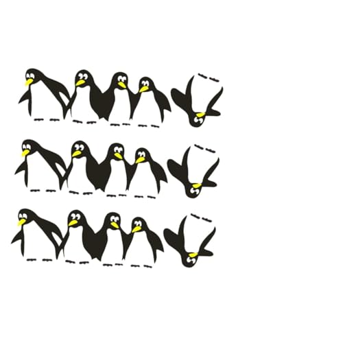 MERRYHAPY 3St Pinguin-Kühlschrankmagnet Fensteraufkleber für Kinder Kühlschrank Aufkleber pinguin sticker pinguin aufkleber selbstklebender Aufkleber Pinguin-Kühlschrank-Aufkleber PVC MERRYHAPY 3St Pinguin-Kühlschrankmagnet Fensteraufkleber für Kinder Kühlschrank Aufkleber pinguin sticker pinguin aufkleber selbstklebender Aufkleber Pinguin-Kühlschrank-Aufkleber PVC von MERRYHAPY