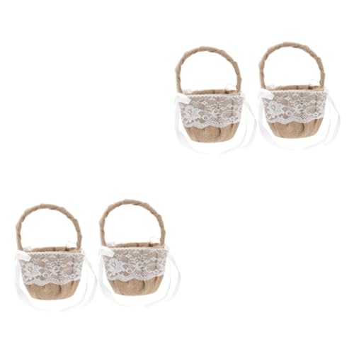 MERRYHAPY 4 Stück Körbe Für Blumenmädchen Rosenkorb Zur Hochzeit Vintage Hochzeitskorb Blumenkorb Für Blumenmädchen Hochzeitsblumenkorb Hochzeitsdekorationen Ringträgerkissen Blumenornamente MERRYHAPY 4 Stück Körbe Für Blumenmädchen Rosenkorb Zur Hochzeit Vintage Hochzeitskorb Blumenkorb Für Blumenmädchen Hochzeitsblumenkorb Hochzeitsdekorationen Ringträgerkissen Blumenornamente von MERRYHAPY