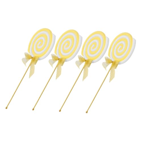 MERRYHAPY 4 Stück Teiliges Großer Bunter Lutscher Dekorationen aus Leichtem Kindersicherem Schaumstoff Realistische Runde Lollipop Cake Topper für Kindergarten Party und Fotografie MERRYHAPY 4 Stück Teiliges Großer Bunter Lutscher Dekorationen aus Leichtem Kindersicherem Schaumstoff Realistische Runde Lollipop Cake Topper für Kindergarten Party und Fotografie von MERRYHAPY