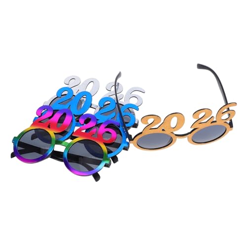 MERRYHAPY 4 Stück Teiliges Partybrillen aus Stabilem Pc Material Glitzernde Zahlenbrillen für Silvester Geburtstags und Abschlussfeiern Langlebige Fotorequisiten für Festliche Anlässe MERRYHAPY 4 Stück Teiliges Partybrillen aus Stabilem Pc Material Glitzernde Zahlenbrillen für Silvester Geburtstags und Abschlussfeiern Langlebige Fotorequisiten für Festliche Anlässe von MERRYHAPY