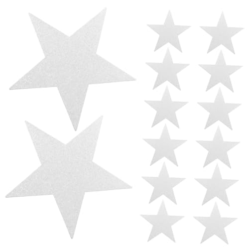 MERRYHAPY 48 Stück Teiliges Glitzerndes Stern Papier Ausschnitt Handgeschnittene Fünfzackige Sterne Funkelnde Dekoration für Bastelprojekte Pinnwand Klassenzimmer und DIY Kunst Robust und MERRYHAPY 48 Stück Teiliges Glitzerndes Stern Papier Ausschnitt Handgeschnittene Fünfzackige Sterne Funkelnde Dekoration für Bastelprojekte Pinnwand Klassenzimmer und DIY Kunst Robust und von MERRYHAPY
