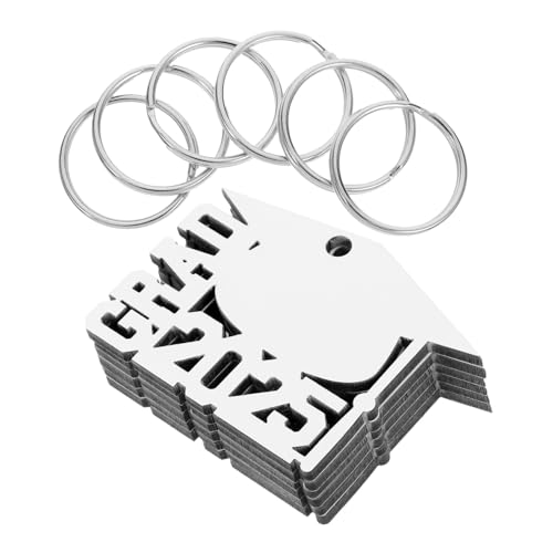 MERRYHAPY 2025 Graduation Momente 6 Stück Sublimation Fotorahmen Schlüsselanhänger Schlüsselanhänger Charm von MERRYHAPY